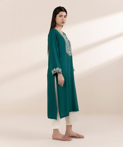 EMBROIDERED ARABIC LAWN SHIRT