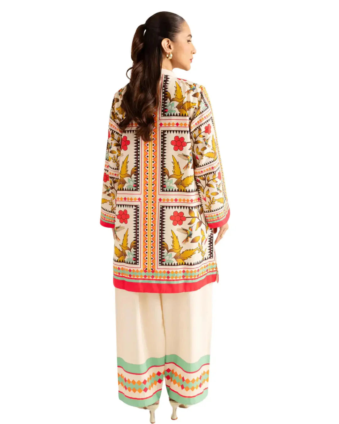Z10 - Stitched 2 Piece Printed Lawn Co-ord Set