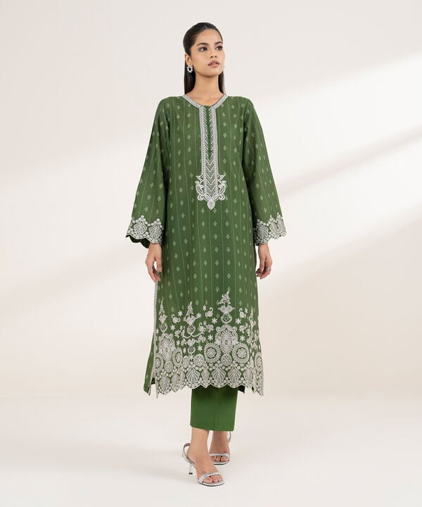 EMBROIDERED LAWN SHIRT