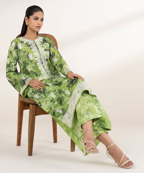 EMBROIDERED LAWN SHIRT
