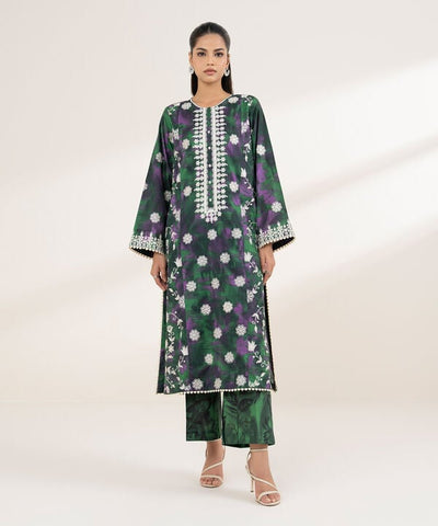 EMBROIDERED LAWN SHIRT