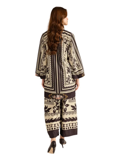 Z02 - Stitched 2 Piece Printed Lawn Co-ord Set
