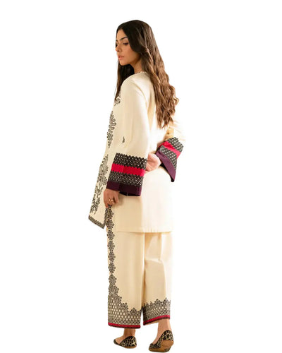 Z13 - Stitched 2 Piece Printed Lawn Co-ord Set