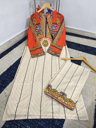 WN FASHION DIGITAL PRINTED SWISS LAWN