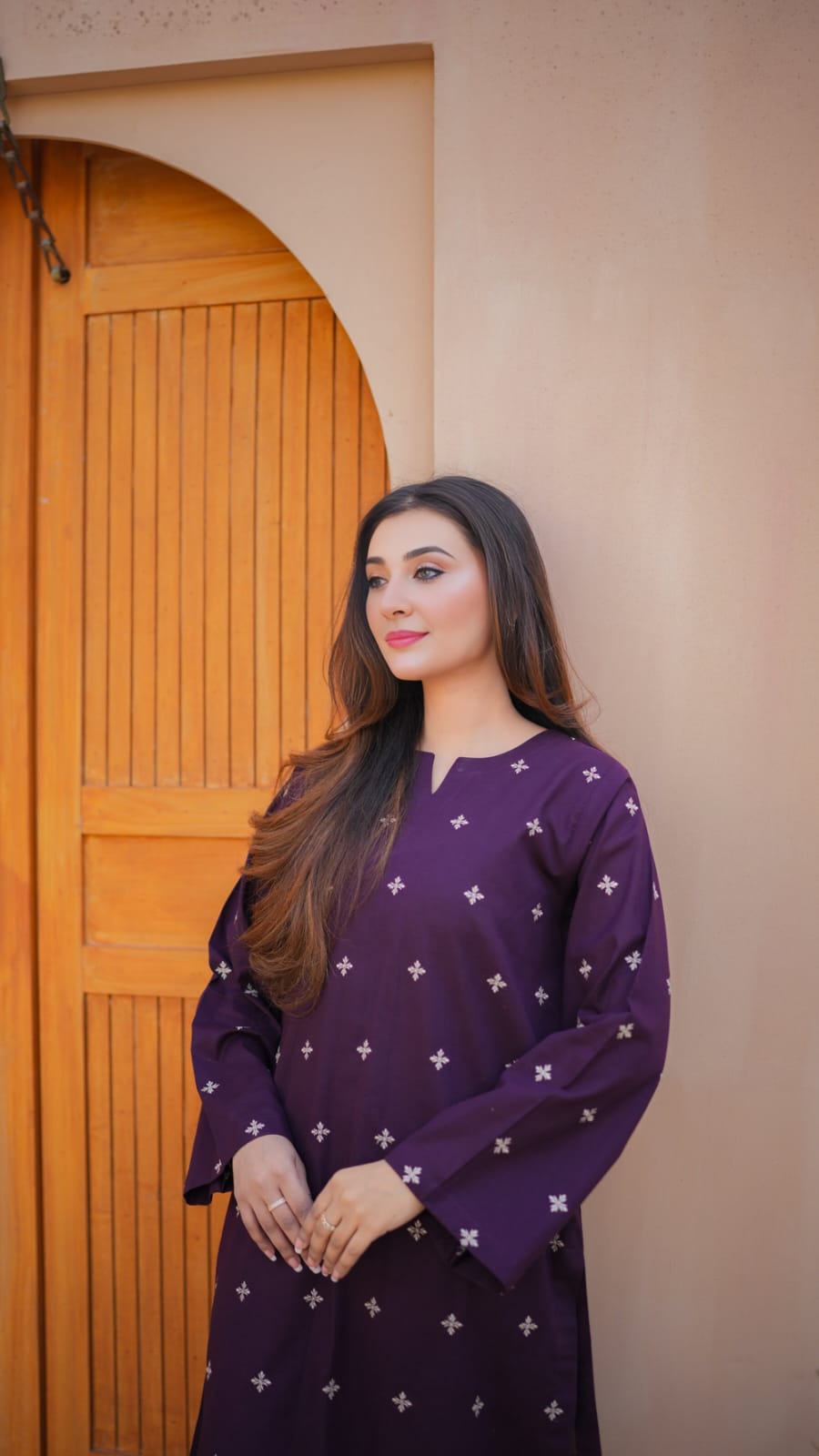 WN FASHION ZAFA LAWN EMB CO-ORD SET