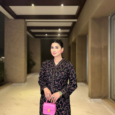 WN FASHION MIDNIGHT GOLD PRINTED 2PC