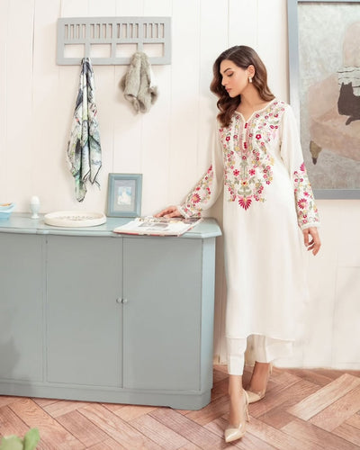 WN FASHION Embroided 2 Pcs