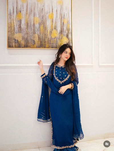 “WN Fashion NEW ARRIVAL”
Pure Chiffon Handwork
