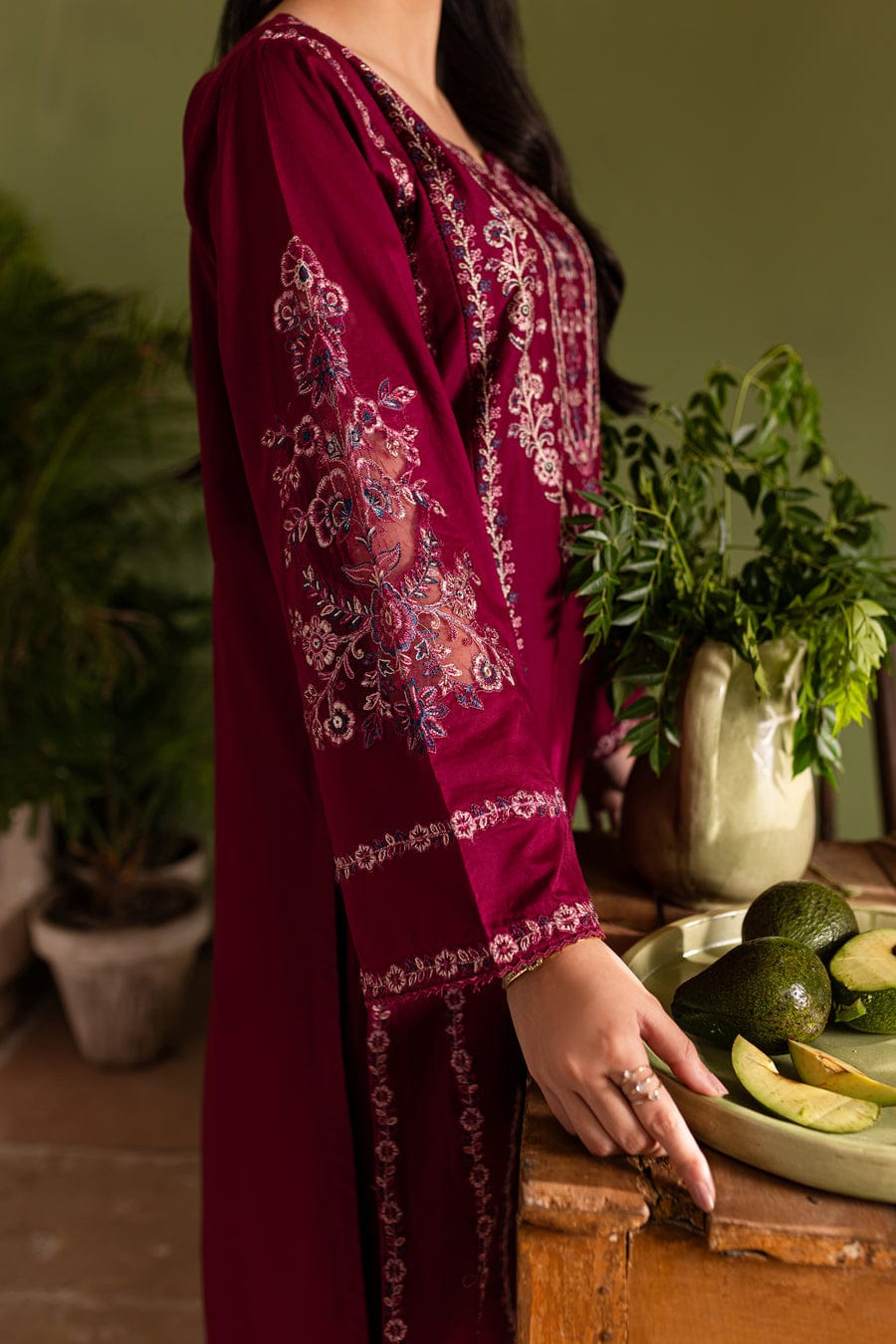 WN FASHION ZEENAT EMBD 2PC HEAVY EMBROIDERY