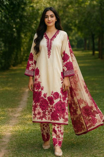WN FASHION Newa Arrival 3pc silk