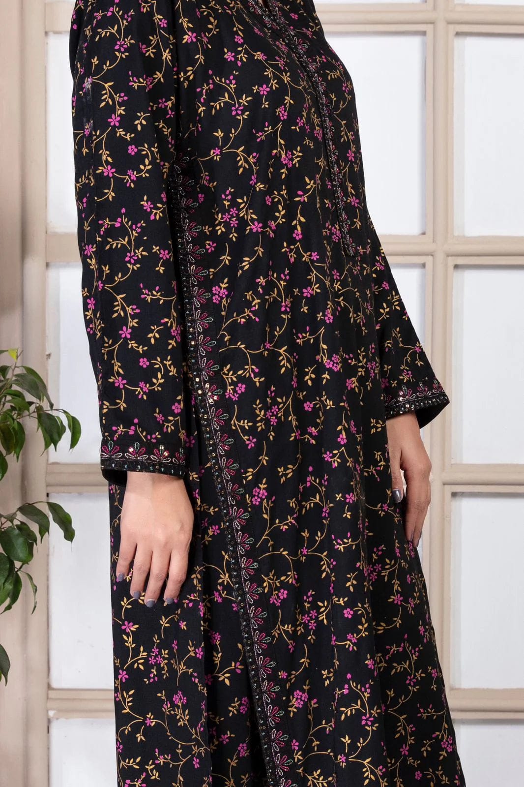 WN FASHION MIDNIGHT GOLD PRINTED 2PC