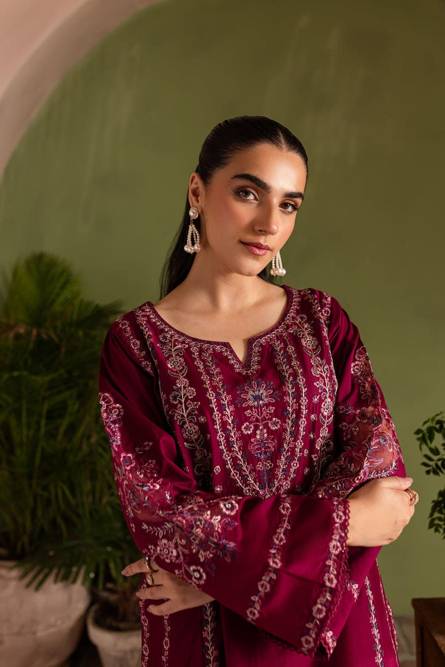 WN FASHION ZEENAT EMBD 2PC HEAVY EMBROIDERY