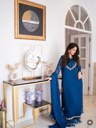 “WN Fashion NEW ARRIVAL”
Pure Chiffon Handwork
